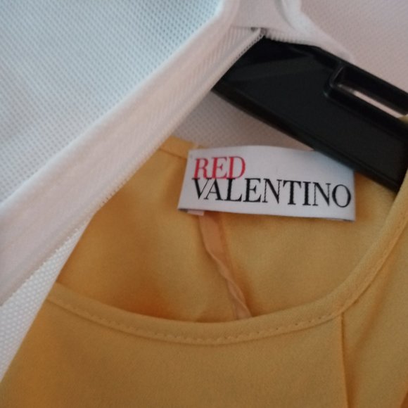 Red Valentino Sleeveless Jumpsuit with Frill Detail - Picture 2 of 10